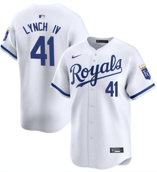 Daniel Lynch IV Kansas City Royals white Limited jersey
