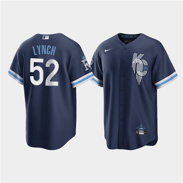Daniel Lynch Kansas City Royals navy City Connect jersey