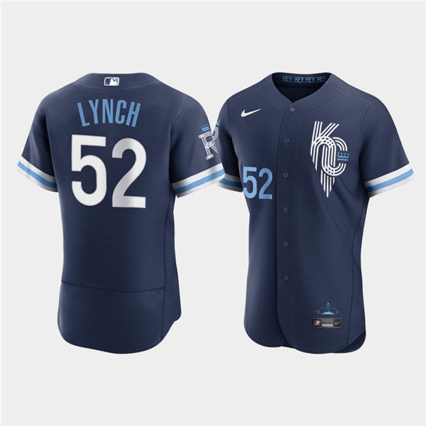 Daniel Lynch Kansas City Royals navy City Connect jersey