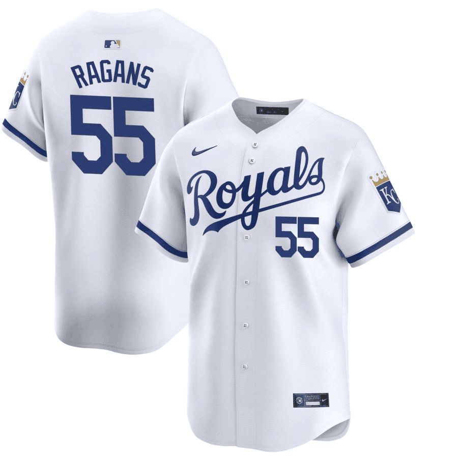 Cole Ragans Kansas City Royals white Limited jersey