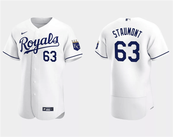 Josh Staumont Kansas City Royals white jersey