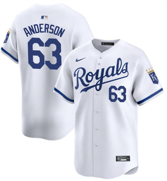 Nick Anderson Kansas City Royals white Limited jersey