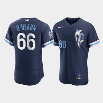 Ryan O'Hearn Kansas City Royals navy City Connect jersey