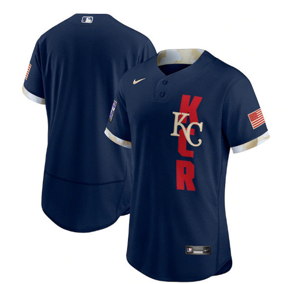 Custom Kansas City Royals navy All-Star jersey