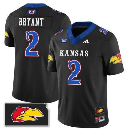 Custom Kansas Jayhawks black jersey
