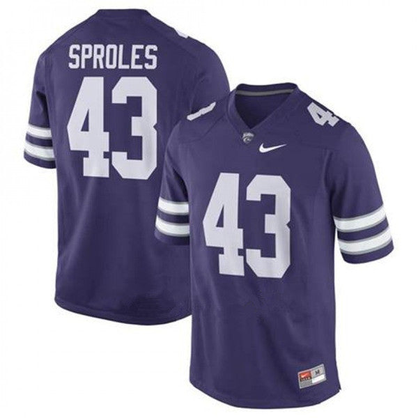 Darren Sproles Kansas State Wildcats purple Vapor jersey