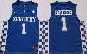 Booker Kentucky Wildcats blue jersey