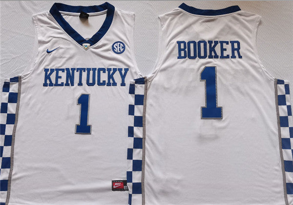 Booker Kentucky Wildcats white jersey