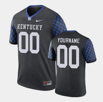Custom Kentucky Wildcats black jersey