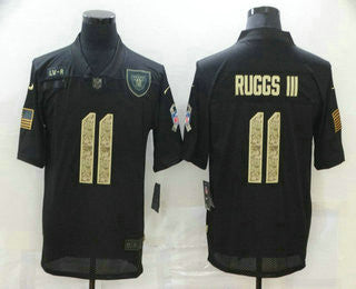 Henry Ruggs III Las Vegas Raiders black Salute To Service jersey