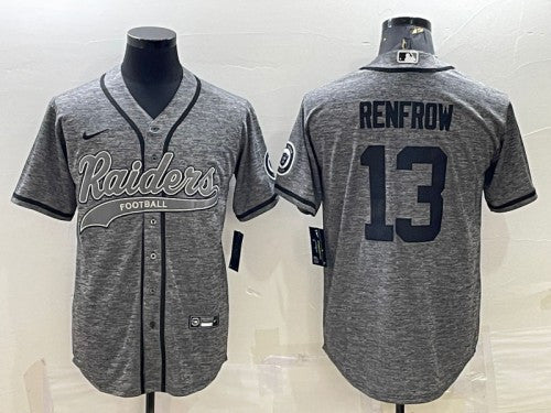 Hunter Renfrow Las Vegas Raiders gray jersey