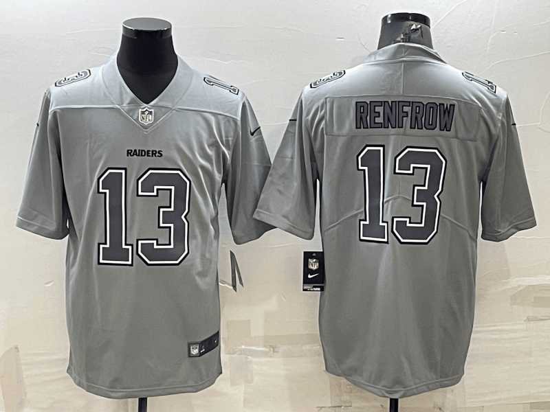 Hunter Renfrow Las Vegas Raiders grey Fashion jersey