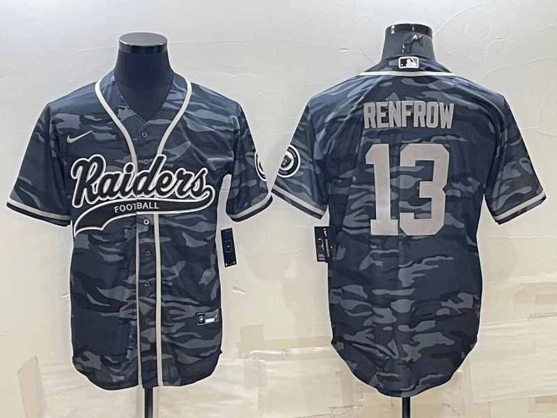 Hunter Renfrow Las Vegas Raiders grey Camo jersey