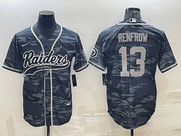 Hunter Renfrow Las Vegas Raiders grey Camo jersey
