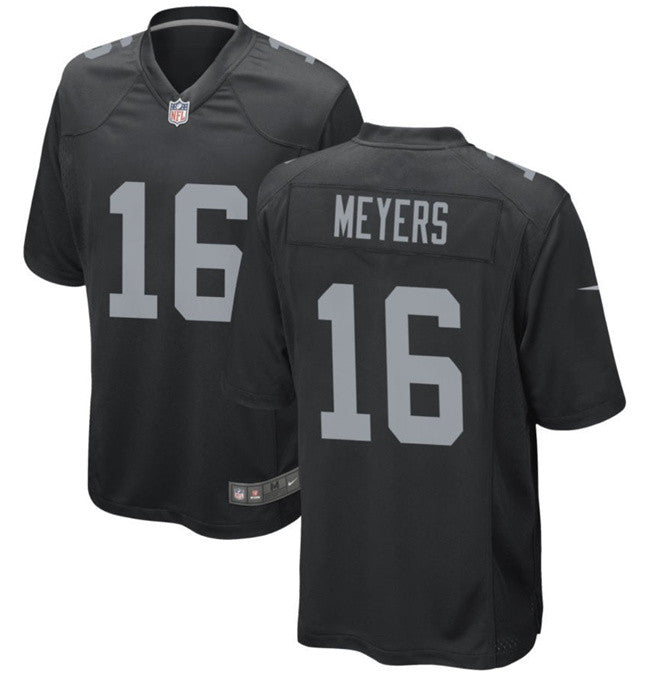 Jakobi Meyers Las Vegas Raiders black Game jersey