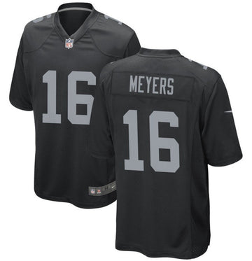 Jakobi Meyers Las Vegas Raiders black Game jersey