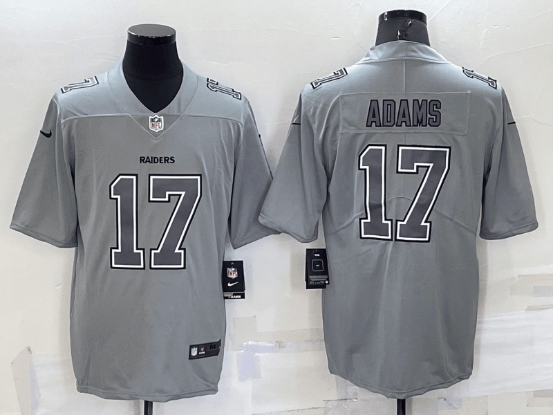 Davante Adams Las Vegas Raiders grey Vapor jersey
