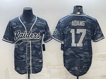 Davante Adams Las Vegas Raiders grey Camo jersey