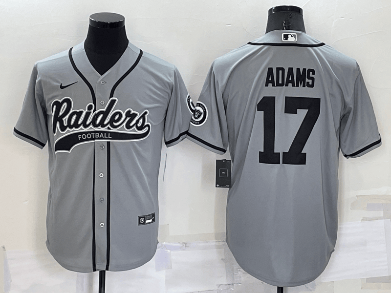 Davante Adams Las Vegas Raiders grey jersey