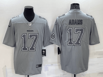 Davante Adams Logo Las Vegas Raiders grey Vapor jersey