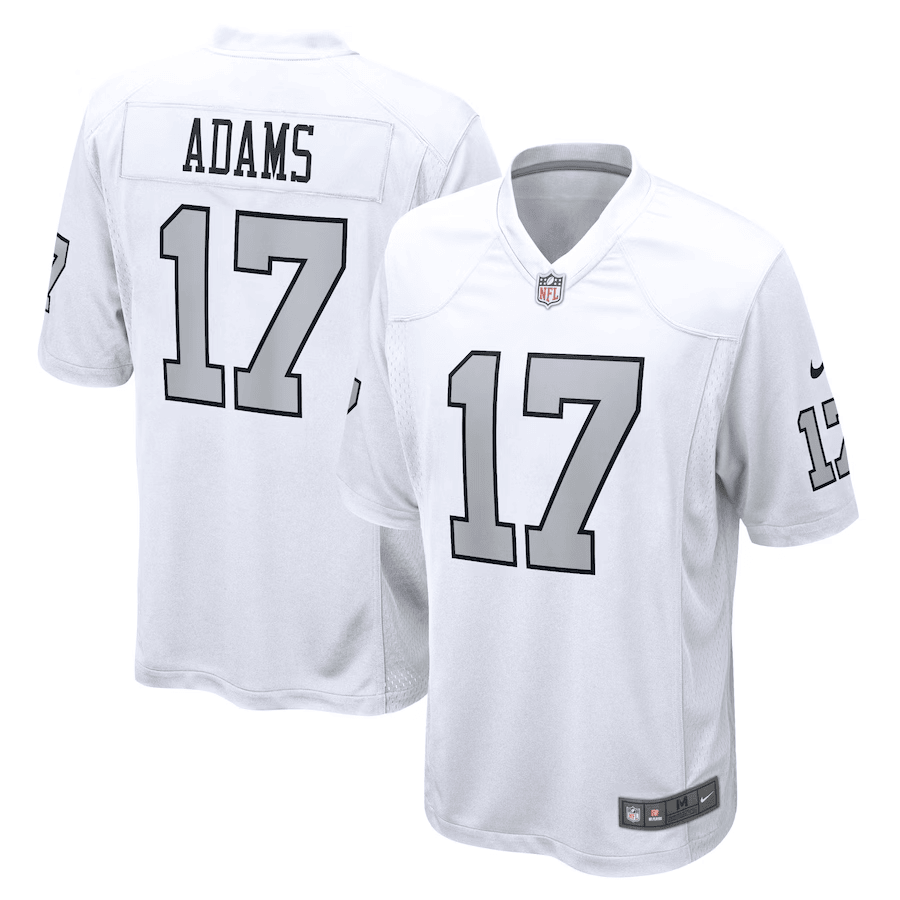 Davante Adams Las Vegas Raiders white Game jersey