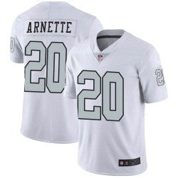 Damon Arnette Las Vegas Raiders white Color Rush jersey