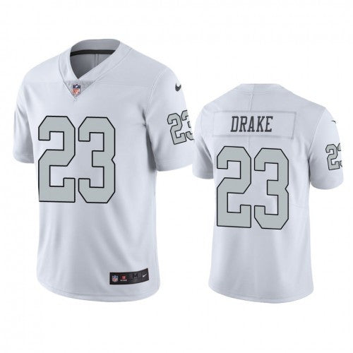 Kenyan Drake Las Vegas Raiders white Color Rush jersey