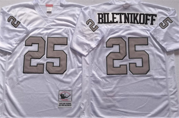 Fred Biletnikoff Las Vegas Raiders white Limited jersey