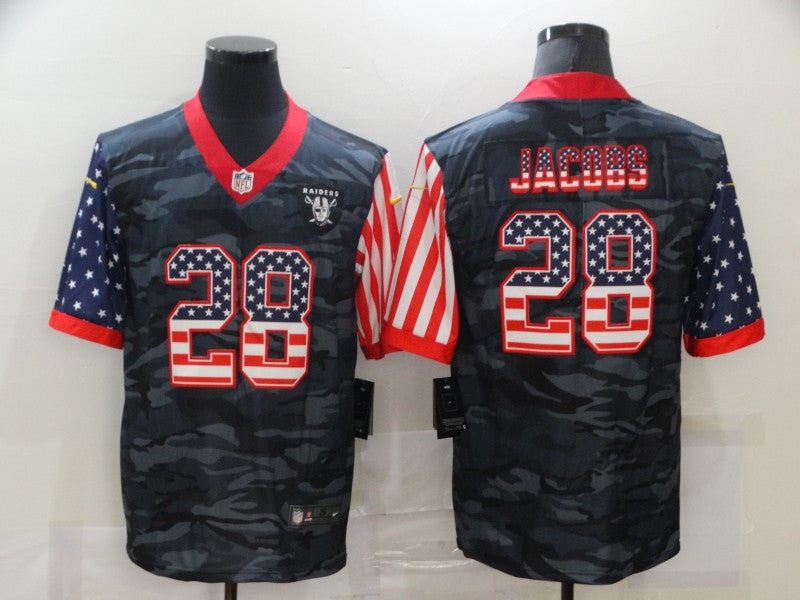 Josh Jacobs Las Vegas Raiders camo Limited jersey