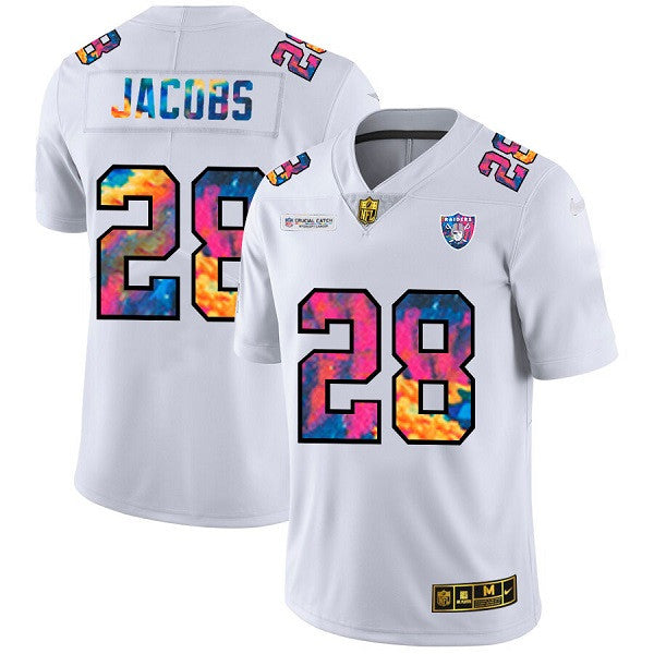 Josh Jacobs Las Vegas Raiders white Limited jersey
