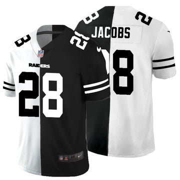 Josh Jacobs Las Vegas Raiders black Split jersey