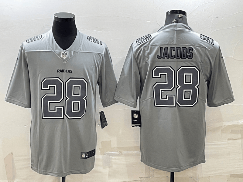 Josh Jacobs Las Vegas Raiders grey Fashion jersey
