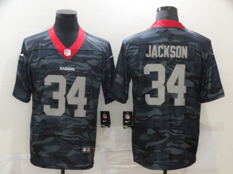 Bo Jackson Las Vegas Raiders camo Limited jersey