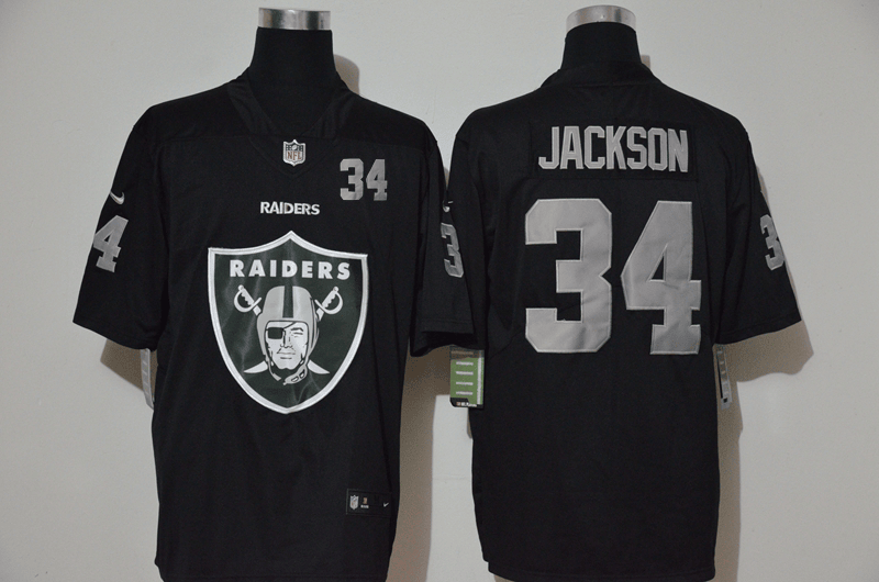 Bo Jackson Las Vegas Raiders black Vapor jersey