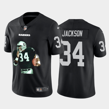 Bo Jackson Las Vegas Raiders black Vapor jersey
