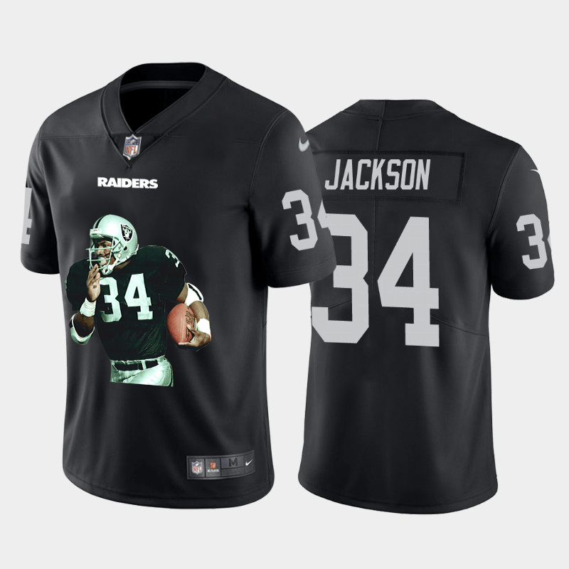Bo Jackson Las Vegas Raiders black Vapor jersey