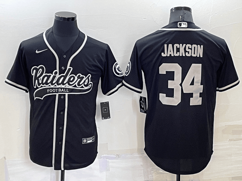 Bo Jackson Las Vegas Raiders black jersey