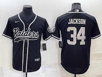 Bo Jackson Las Vegas Raiders black jersey