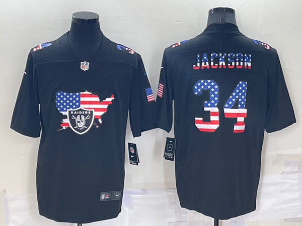 Bo Jackson Las Vegas Raiders black Limited jersey