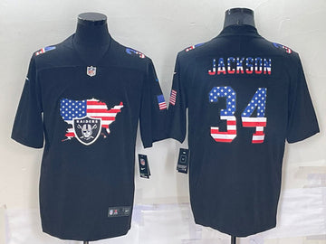 Bo Jackson Las Vegas Raiders black Limited jersey