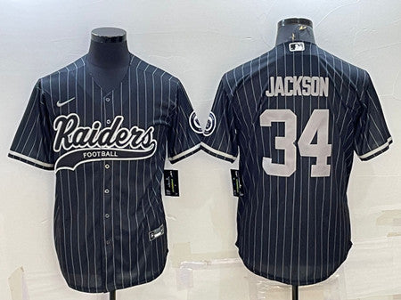 Bo Jackson Las Vegas Raiders black jersey