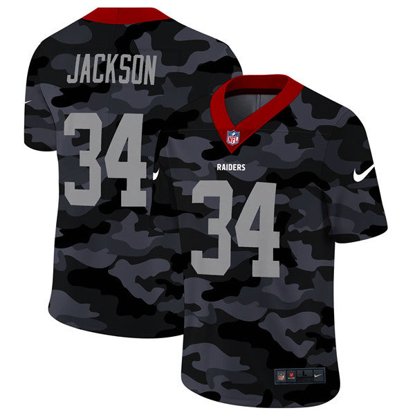 Bo Jackson Las Vegas Raiders camo Limited jersey