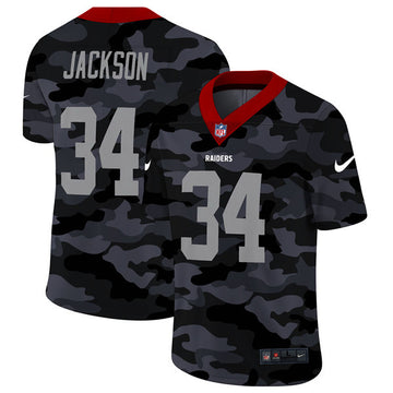 Bo Jackson Las Vegas Raiders camo Limited jersey