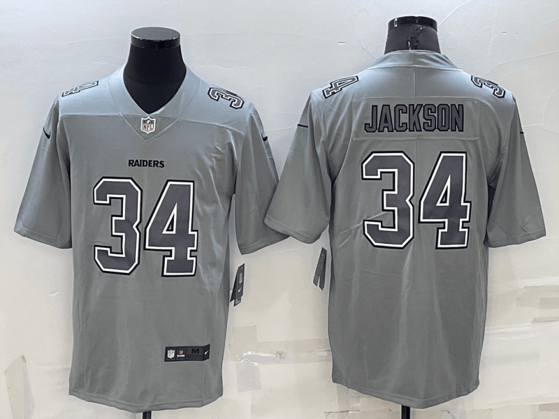 Bo Jackson Las Vegas Raiders grey Vapor jersey