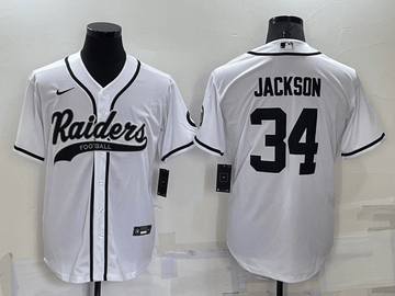Bo Jackson Las Vegas Raiders white jersey