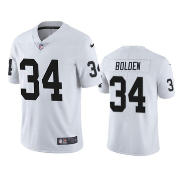 Brandon Bolden Las Vegas Raiders white Vapor jersey