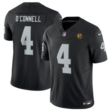 Aidan O'Connell Las Vegas Raiders black Vapor jersey