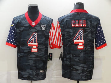 Derek Carr Las Vegas Raiders camo Limited jersey
