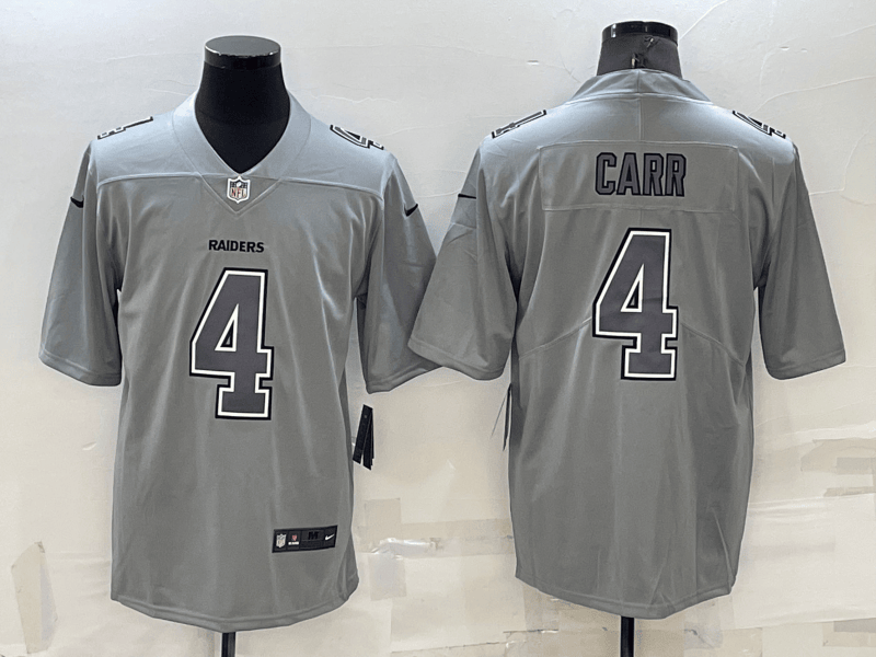 Derek Carr Las Vegas Raiders grey Vapor jersey