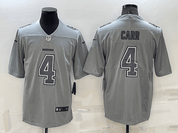 Derek Carr Las Vegas Raiders grey Vapor jersey